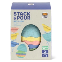 Tiger Tribe Stack & Pour - Bath Egg (Eco) -METRO BABY SHOP TB 6 1537 Stack and Pour Bath Egg Eco 01