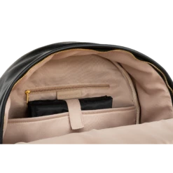 Baby Bag Backpack - Vegan Leather -METRO BABY SHOP TNSLeatherBackpack InsideLargePocket