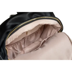 Baby Bag Backpack - Vegan Leather -METRO BABY SHOP TNSLeatherBackpack InsideLargePocket2