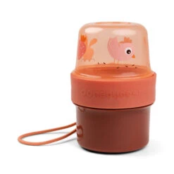 Done By Deer To Go 2-Way Snack Container Birdee VARIOUS COLOURS -METRO BABY SHOP To go 2 way snack container S Birdee Papaya Front PS 700x f85cfd82 f7c6 4217 a2c2 836794d6e9e3
