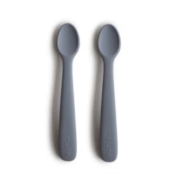 Mushie Silicone Feeding Spoon - 2 Pack VARIOUS COLOURS -METRO BABY SHOP TraidWinds SiliconeSpoon