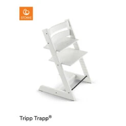 Stokke Tripp Trapp Chair VARIOUS COLOURS -METRO BABY SHOP TrippTrapp White 181019.3D.SP