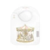 Satin Bib – Carousel Pink