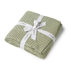 Diamond Knit Organic Baby Blanket - Dewkist
