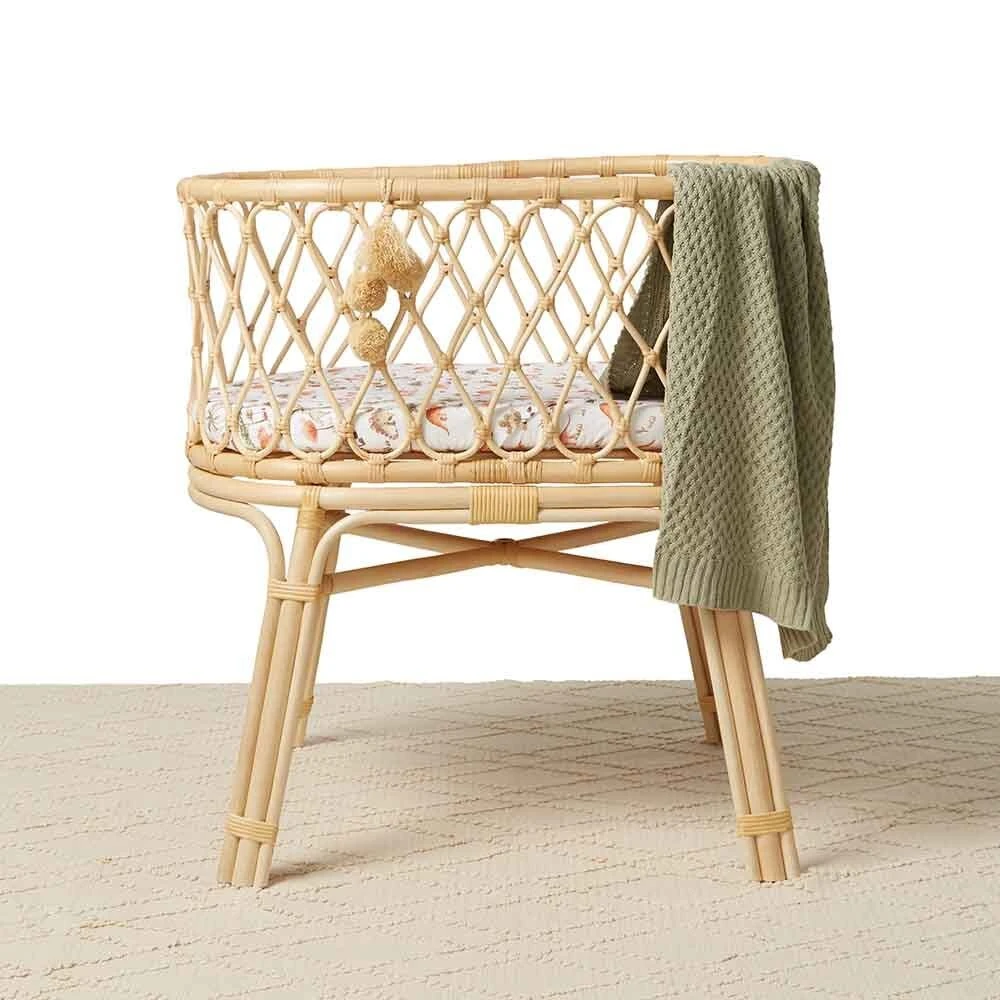 Diamond Knit Organic Baby Blanket - Dewkist 3 Diamond Knit Organic Baby Blanket - Dewkist - Image 3