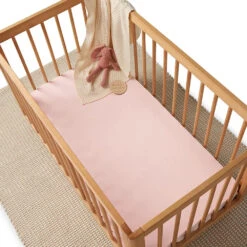 Fitted Cot Sheet - Baby Pink 5 Fitted Cot Sheet - Baby Pink -METRO BABY SHOP cot sheets baby pink organic fitted cot sheet 3 1000x 867b384d 2daa 45df 95fb eff8940fc7da