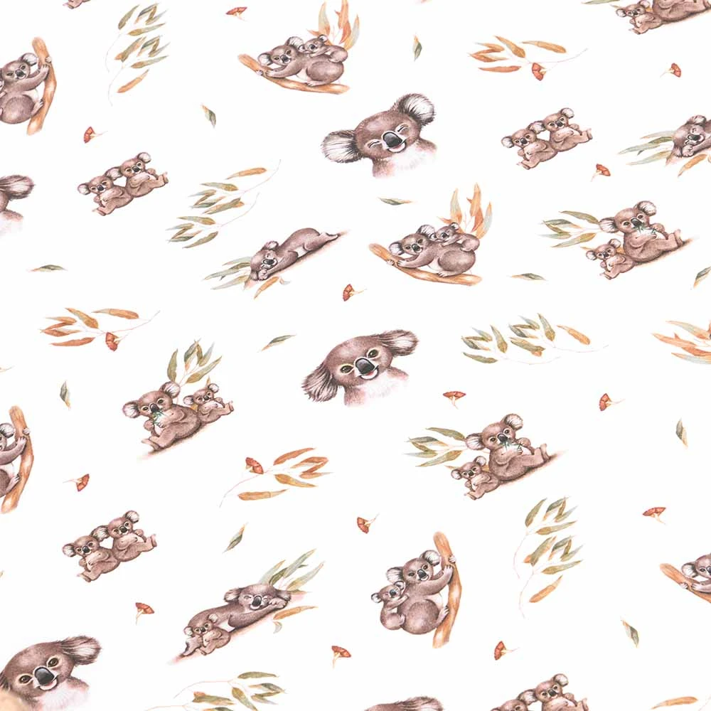 Fitted Cot Sheet - Koala 3 Fitted Cot Sheet - Koala - Image 3