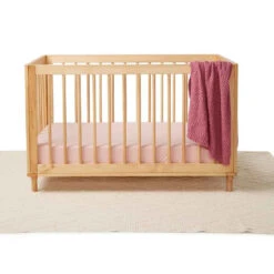 Fitted Cot Sheet - Lullaby Pink