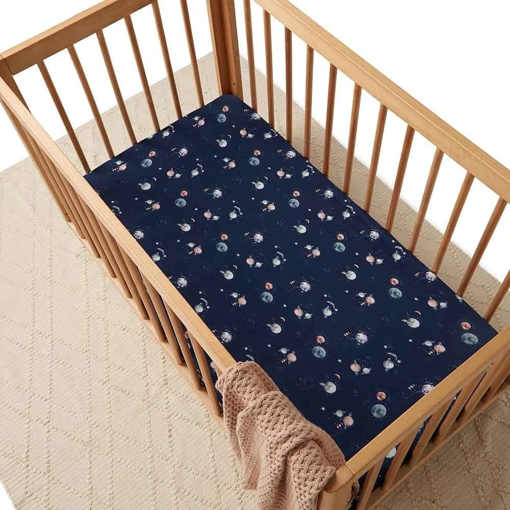 Fitted Cot Sheet - Milky Way 2 Fitted Cot Sheet - Milky Way - Image 2