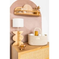 Cotton Rope Nappy Caddy Organiser -METRO BABY SHOP cotton rope nappy caddy organiser baby baskets kiin baby 620128
