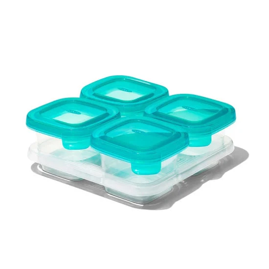 Silicone Baby Blocks - Teal VARIOUS SIZES 7 Silicone Baby Blocks - Teal VARIOUS SIZES - Image 7