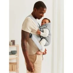 Baby Carrier Mini 3D Jersey - Light Grey -METRO BABY SHOP en 021072 baby carrier mini light grey 3d jersey lookbook babybjorn 07
