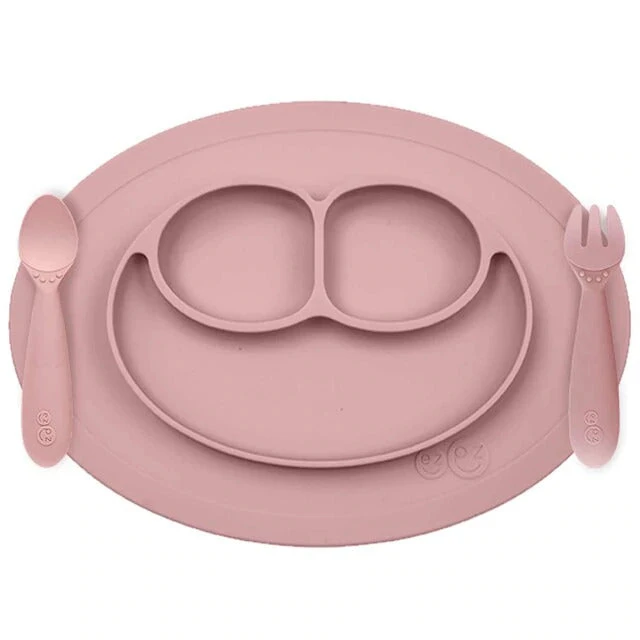 Ezpz Mini Feeding Set - Blush 1 Ezpz Mini Feeding Set - Blush
