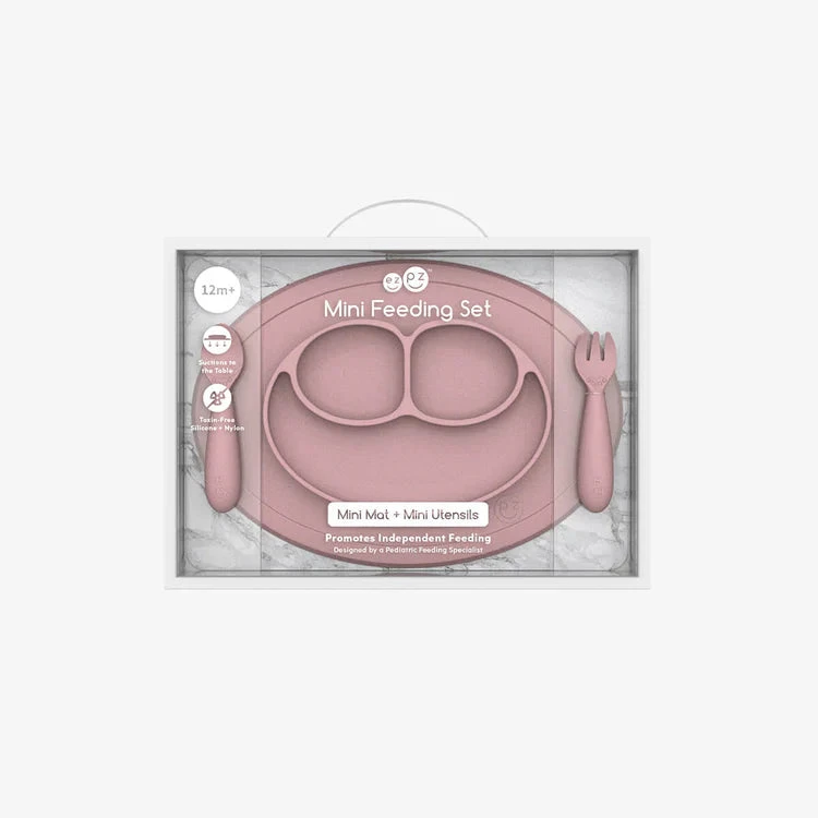 Ezpz Mini Feeding Set - Blush 2 Ezpz Mini Feeding Set - Blush - Image 2