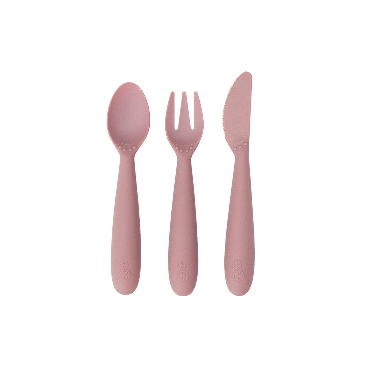 Ezpz Happy Utensils - Blush 1 Ezpz Happy Utensils - Blush