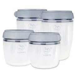 Haakaa Silicone Storage Container Set - 4 Pack
