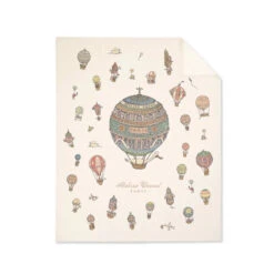 Cashmere Blanket - Hot Air Balloon