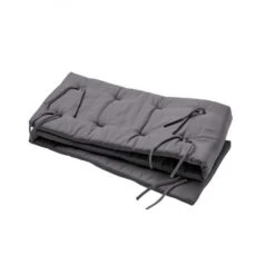 Linea/Luna Organic Cot Bumper 13 Linea/Luna Organic Cot Bumper -METRO BABY SHOP linea bumper dark grey 1600 600x600 1