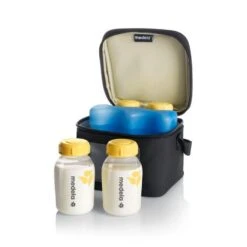 Medela Cooler Bag With 4 Breastmilk Bottles 150ml