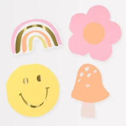 Meri-Meri Happy Icons Shaped Napkins