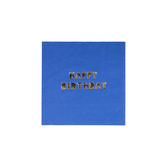 Meri-Meri Happy Birthday Small Napkins 10 Meri-Meri Happy Birthday Small Napkins - Image 10