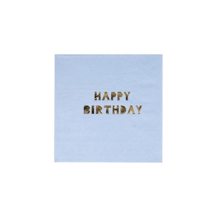 Meri-Meri Happy Birthday Small Napkins 6 Meri-Meri Happy Birthday Small Napkins - Image 6