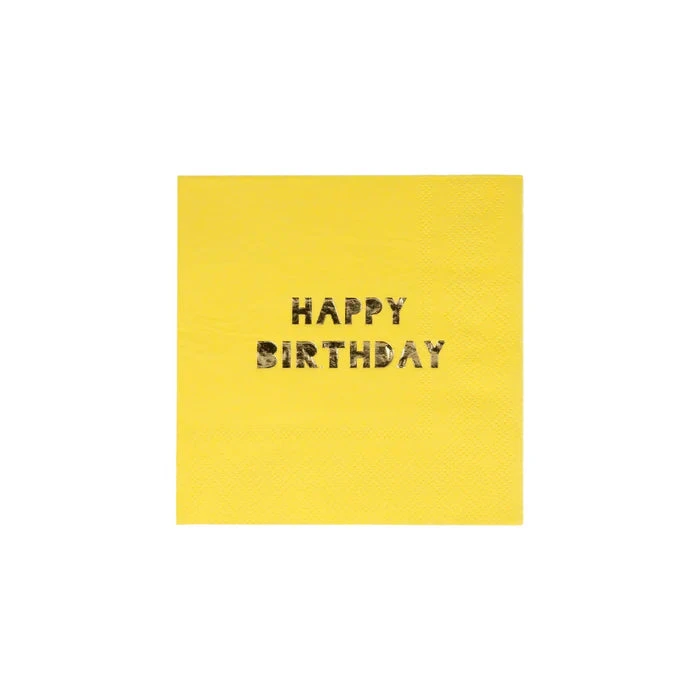 Meri-Meri Happy Birthday Small Napkins 9 Meri-Meri Happy Birthday Small Napkins - Image 9
