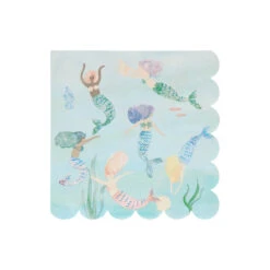Meri-Meri Mermaids Swimming Napkins