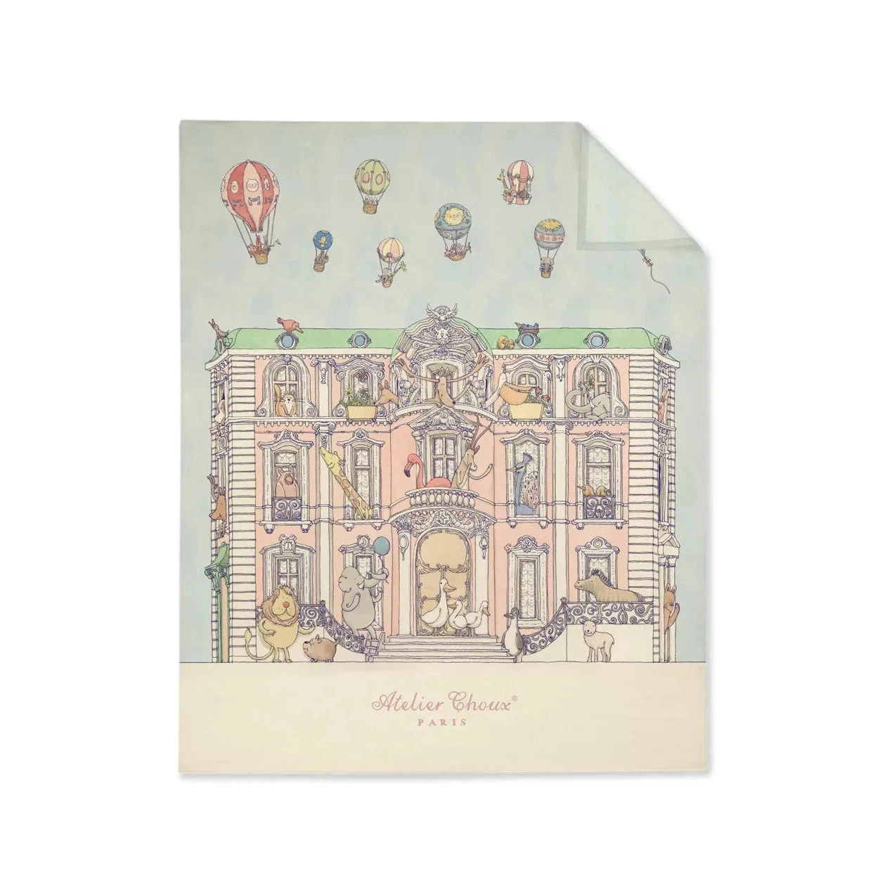 Cashmere Blanket - Monceau Mansion 1 Cashmere Blanket - Monceau Mansion