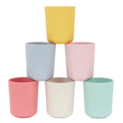 Meri-Meri Multicolor Reusable Bamboo Cups