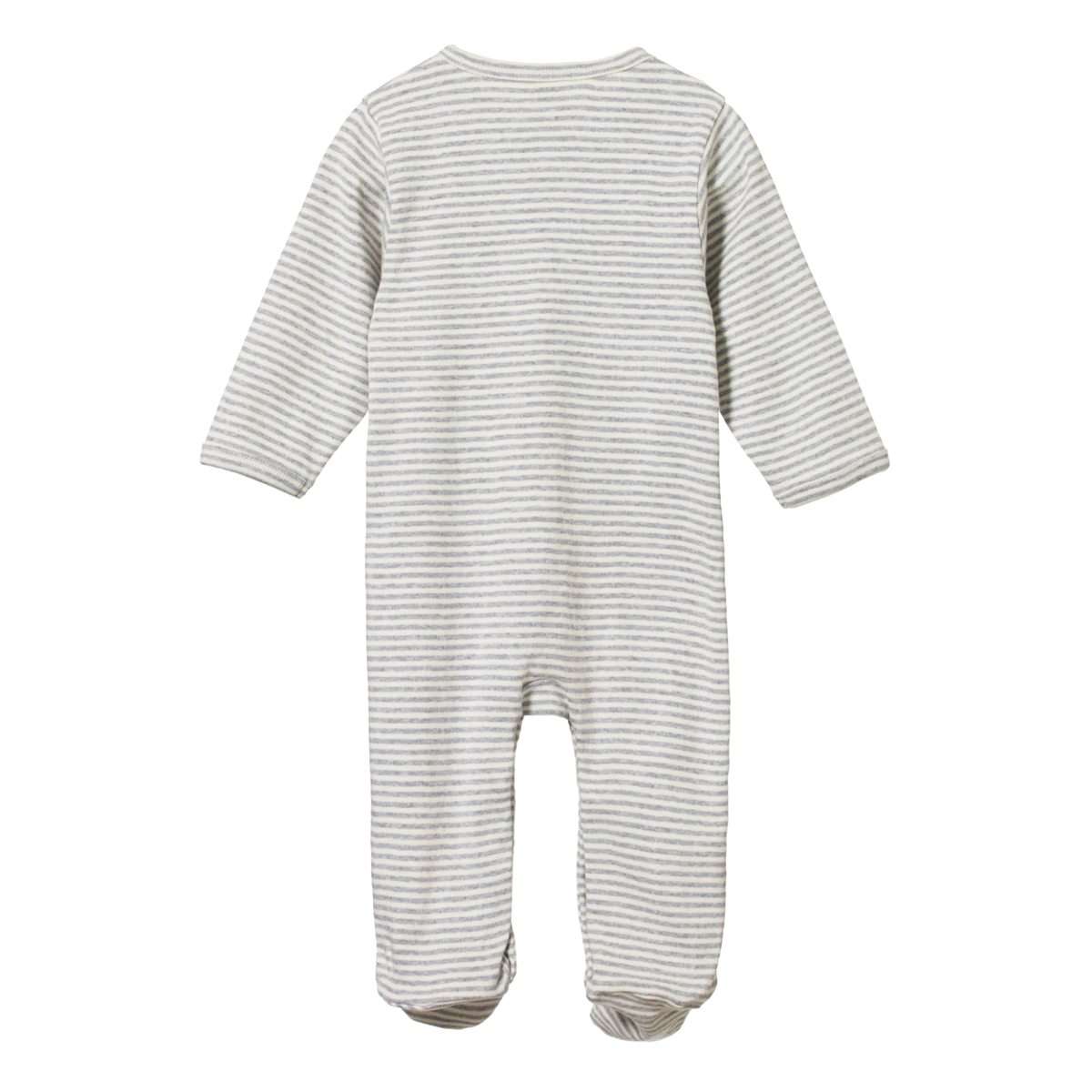 Cotton Stretch And Grow - Grey Marl Stripe 2 Cotton Stretch And Grow - Grey Marl Stripe - Image 2