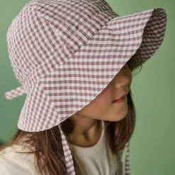 Gingham Sunhat Size L 9 Gingham Sunhat Size L -METRO BABY SHOP nb11358 twilight check 2