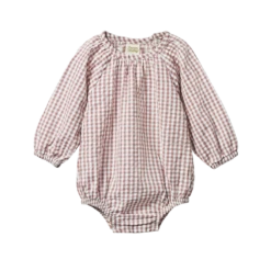Meadow Bodysuit Gingham - Twilight Check