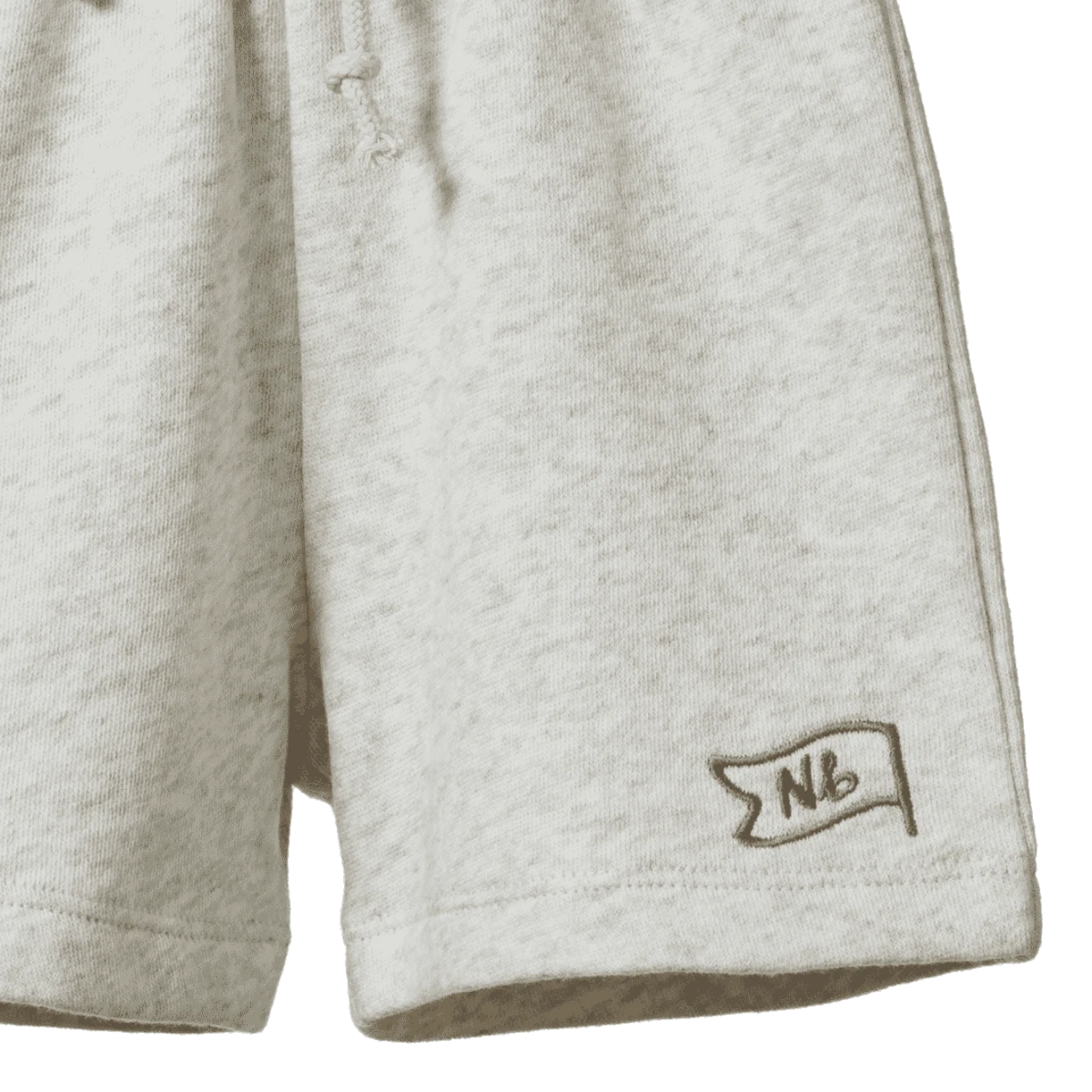 Jimmy Shorts Sweatshirt - Light Grey Marl 2 Jimmy Shorts Sweatshirt - Light Grey Marl - Image 2
