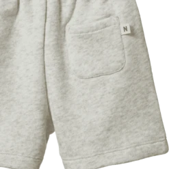 Jimmy Shorts Sweatshirt - Light Grey Marl 6 Jimmy Shorts Sweatshirt - Light Grey Marl -METRO BABY SHOP nb117172 light grey marl 2