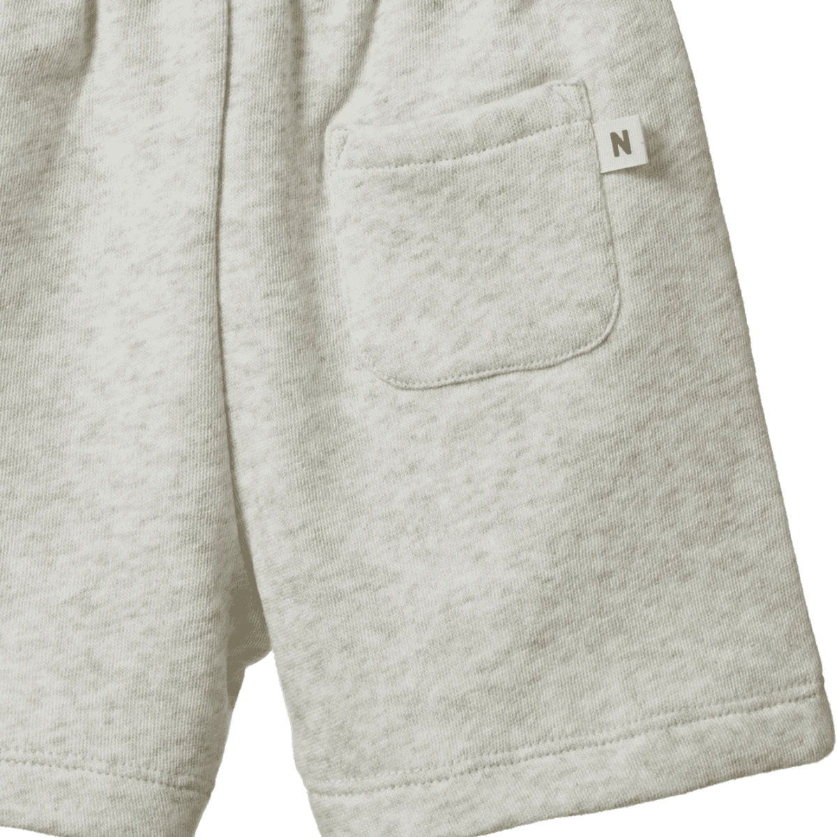 Jimmy Shorts Sweatshirt - Light Grey Marl 3 Jimmy Shorts Sweatshirt - Light Grey Marl - Image 3