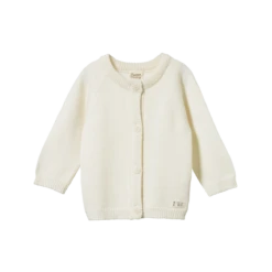 Merino Knit Cardigan - Natural