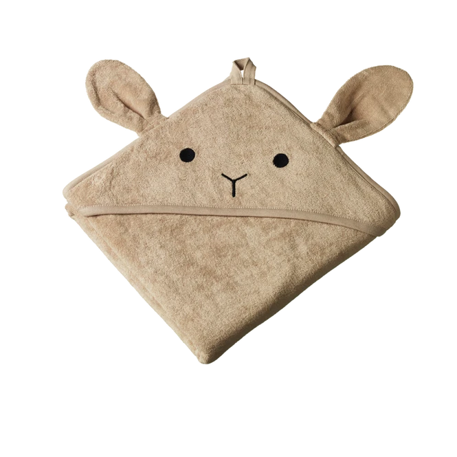 Hooded Towel - Bunny Nougat 1 Hooded Towel - Bunny Nougat