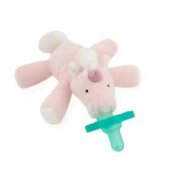 Wubbanub Pacifier -METRO BABY SHOP pink unicorn angle3