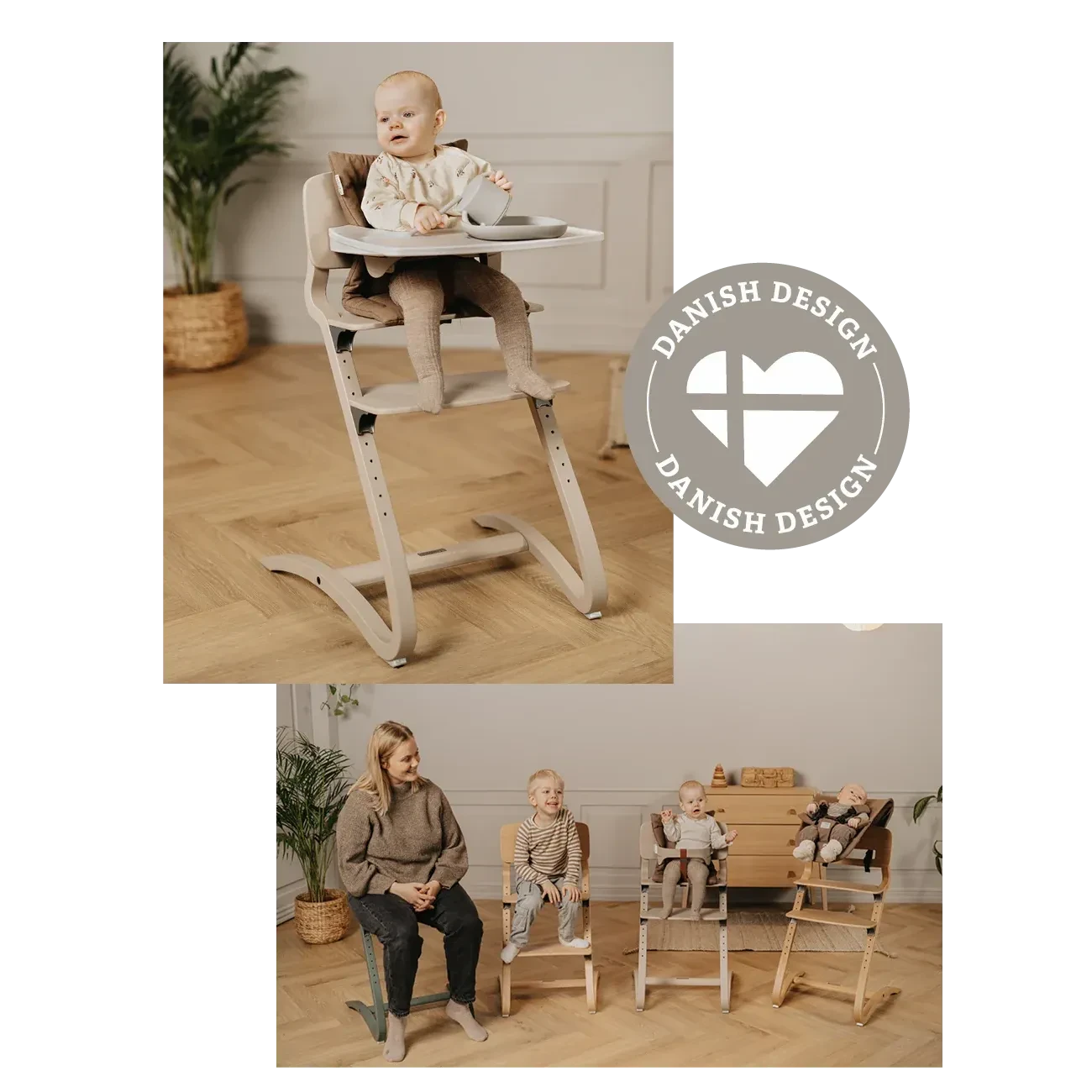 Leander Louie Highchair VARIOUS COLOURS 2 Leander Louie Highchair VARIOUS COLOURS - Image 2
