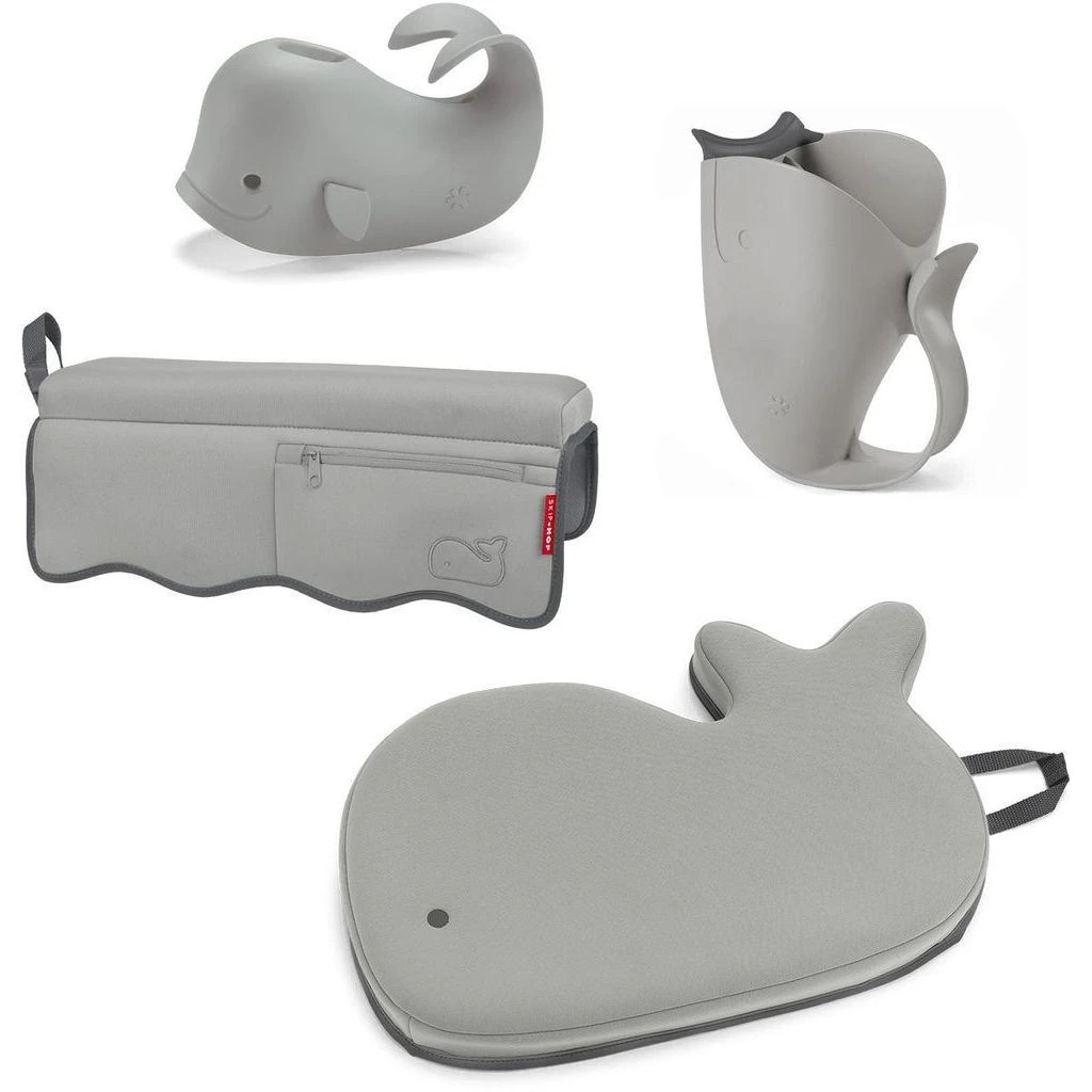 Skip Hop Moby Bathtime Essential Kit - Grey 1 Skip Hop Moby Bathtime Essential Kit - Grey