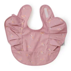 Waterproof Frill Snuggle Bib - Daisy