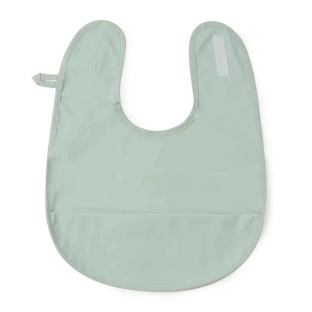 Waterproof Snuggle Bib - Sage 3 Waterproof Snuggle Bib - Sage - Image 3
