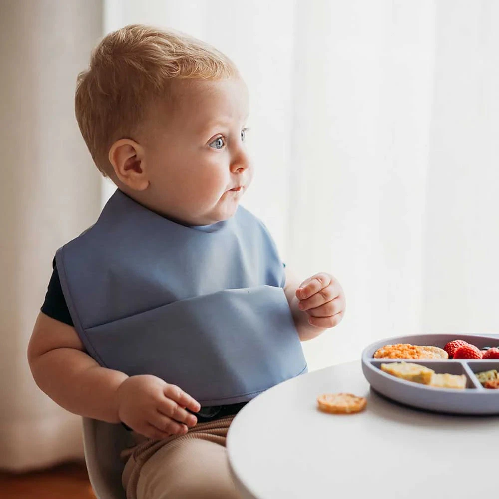 Waterproof Snuggle Bib - Sky 4 Waterproof Snuggle Bib - Sky - Image 4